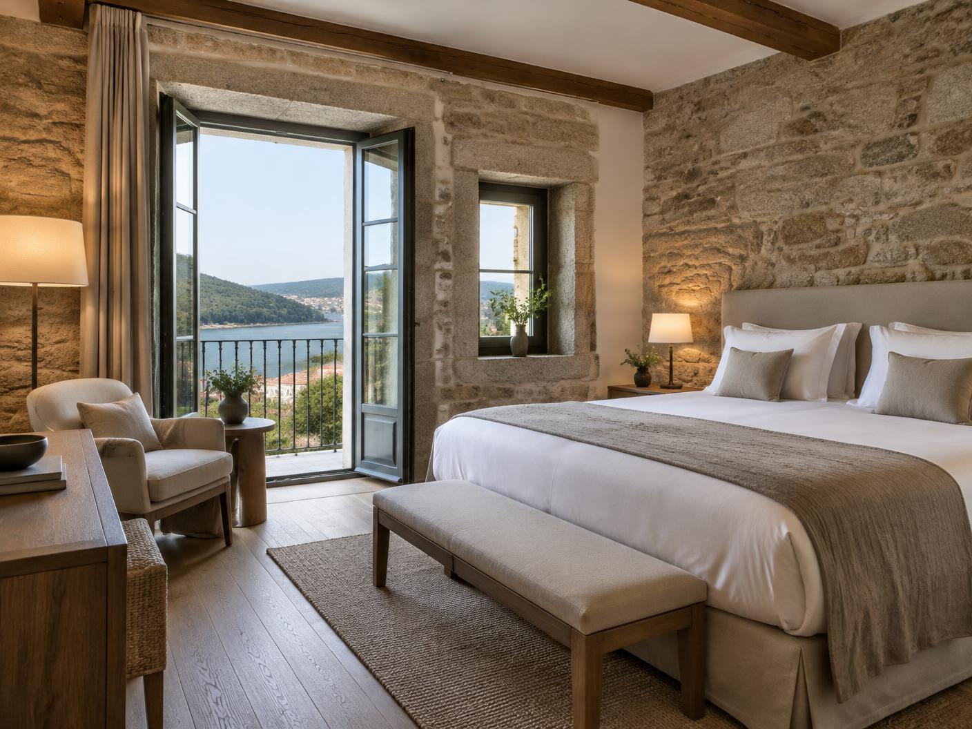 Suite de hotel boutique en Galicia