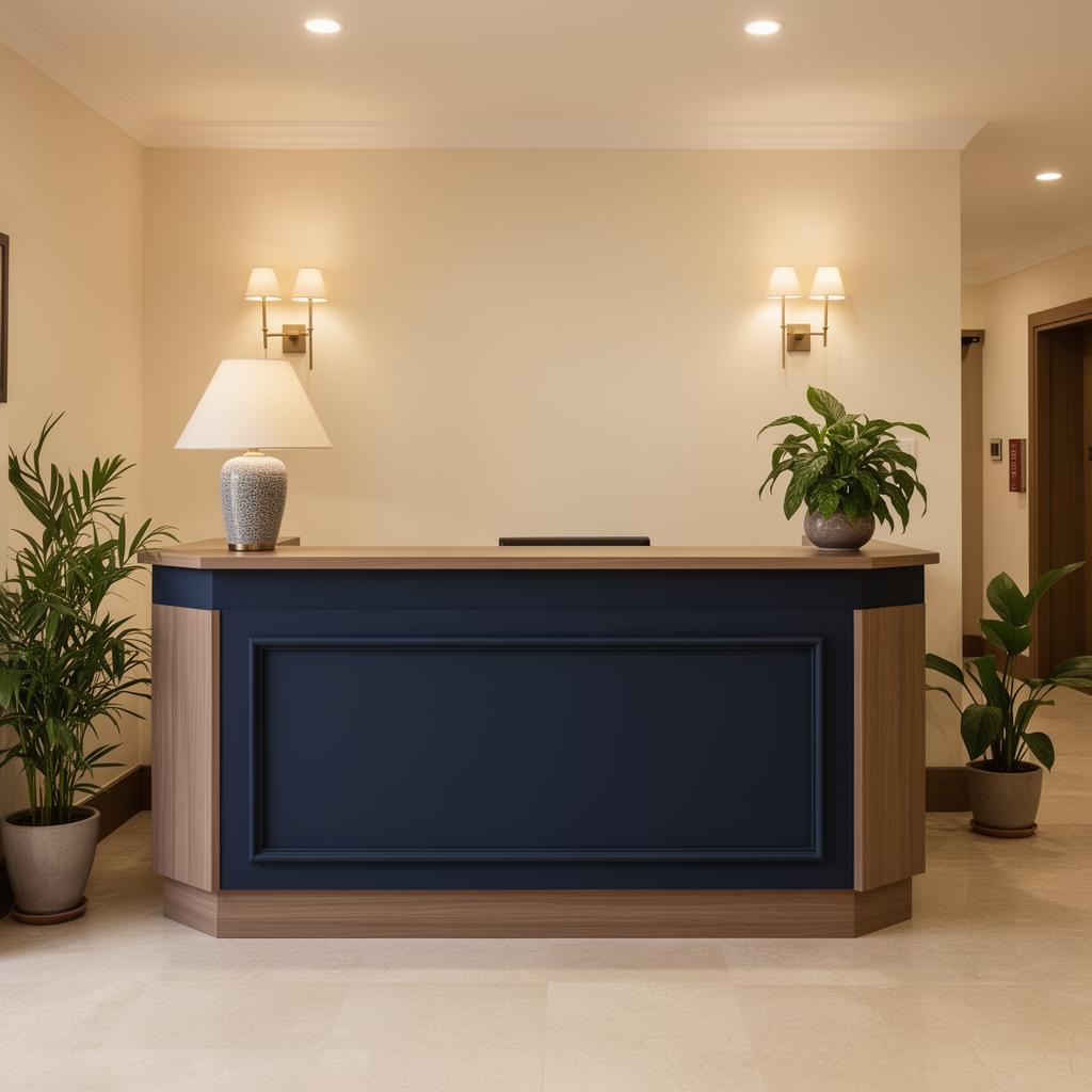 Recepción de hotel boutique